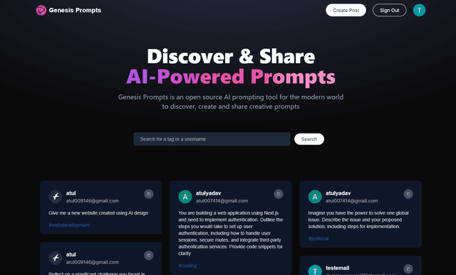 Genesis Prompt